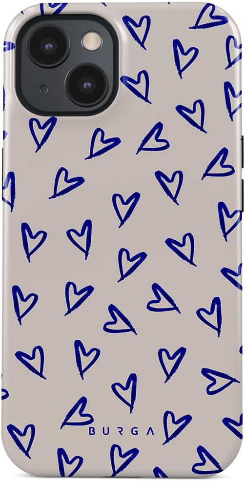 BURGA Phone Case for iPhone 15 - Cute, Trendy, Aesthetic, Pattern Phone Cover, Hard Shell Protection - fits Apple iPhone 15 Case for Women and Men