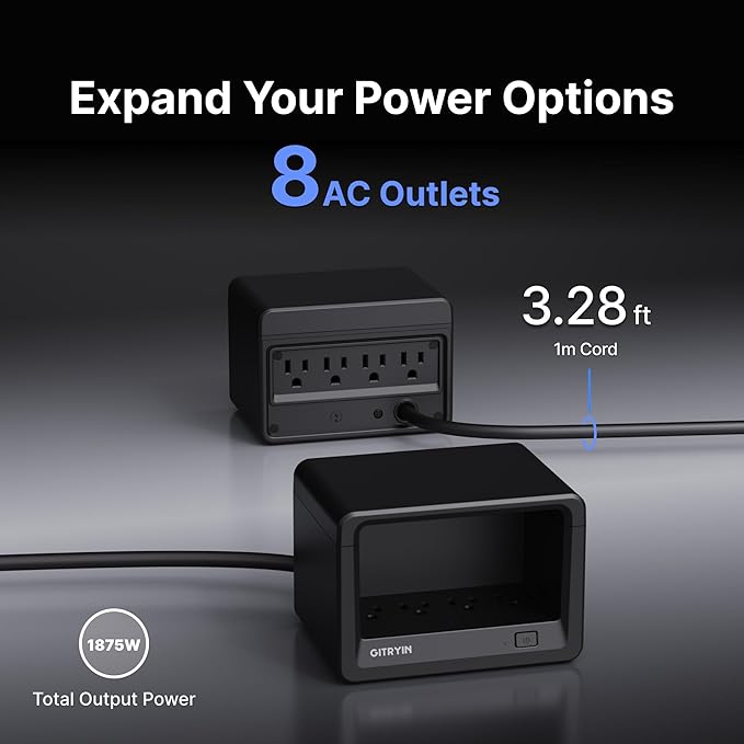 Gitryin 1 Micro USB Wall Charger, 1 DC Wall Charger and 12-in-1 Desktop Charging Station with 3 Type-C and 1 Lightning Retractable Wall Chargers