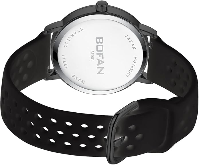 BOFAN Nurse Watch for Medical Professionals,Students,Doctors with Easy to Read Dial,Second Hand and 24 Hour,Soft and Breathable Silicone Band,Water Resistant