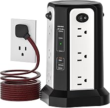 PASSUS PD65W USB C Fast Desktop Power Strip Surge Protector - Image 1