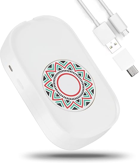 Mouse Jiggler, Undetectable Mouse Mover Shaker Simulator for Computer Laptop Awakening, Keeps PC Active, No Software, Driver-Free with USB C to USB Adapter