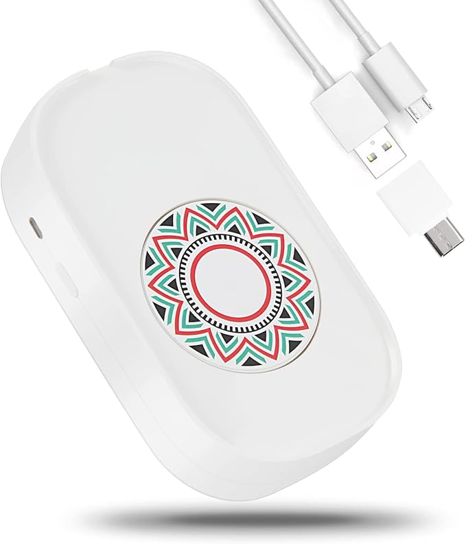 Mouse Jiggler, Undetectable Mouse Mover Shaker Simulator for Computer Laptop Awakening, Keeps PC Active, No Software, Driver-Free with USB C to USB Adapter