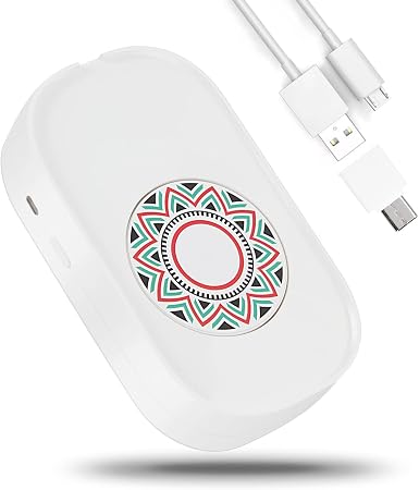 Mouse Jiggler, Undetectable Mouse Mover Shaker Simulator for Computer Laptop Awakening, Keeps PC Active, No Software, Driver-Free with USB C to USB Adapter