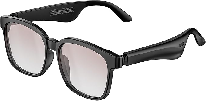 Oraolo Smart Glasses, Polarized Sunglasses with Bluetooth Speaker, Wireless Music & Calls, Athletic/Outdoor UV Protection and Voice Control, Unisex(Brown)
