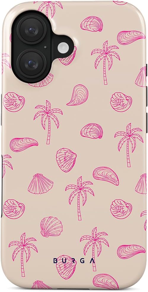 BURGA Phone Case for iPhone 16 - Cute, Trendy, Aesthetic, Pattern Phone Cover, Hard Shell Protection - fits Apple iPhone 16 Case for Women and Men