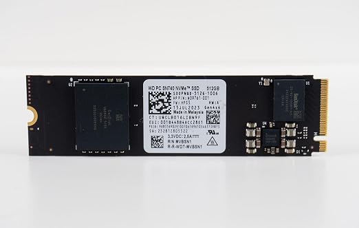 Western Digital 512GB Gaming Gen4 M.2 2280 PCIe NVMe Internal Solid State Drive (SSD) - Stream Deck, Laptop & Desktop Compatible