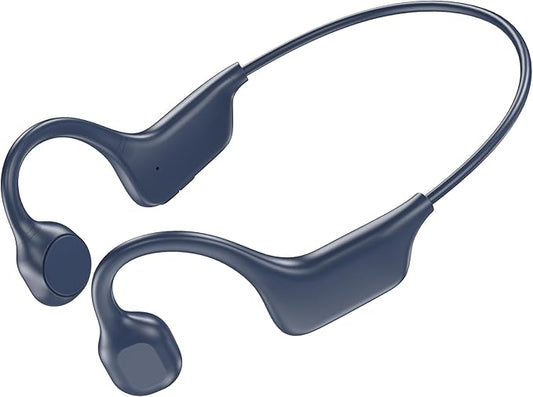 Bone Conduction Headphones, Open Ear Headphones Wireless Bluetooth 5.4 with Mic, 6-10H Long Life Waterproof Sport Headset(Blue,2026 NEW)