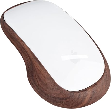 Wooden Grip for Apple Magic Mouse 2(Lightning Cable),North American Walnut