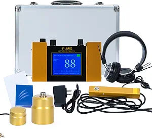 Ultrasonic Water Leak geophone Sensor, Leak Detection Sensor, Underground Water Leak Detector, Plumbing Leak Detector with Headset and 4 Gear Adjustable