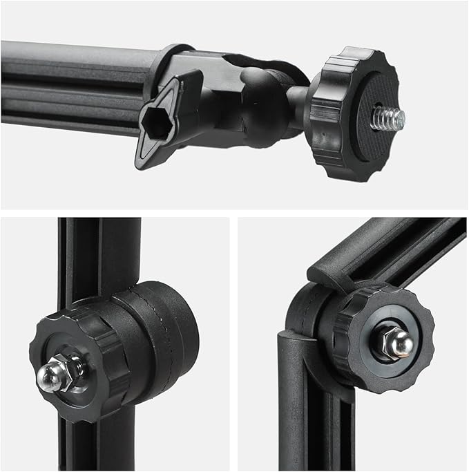 Video Light Wall Mount Holder Stand Compatible with All Ring Lights,RGB Lights and Photography Lamps