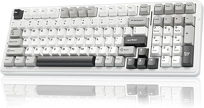 AULA F99 Wireless Mechanical Keyboard,Tri-Mode BT5.0/2.4GHz/USB-C Hot Swappable Custom Keyboard,Pre-lubed Linear Switches,RGB Backlit Computer Gaming Keyboards for PC/Tablet/PS/Xbox - Image 1