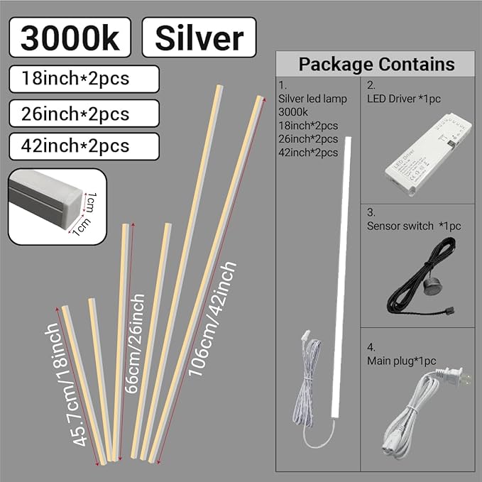 HAMRVL LED Recessed Lighting, Dimmable Self-Adhesive LED Strip Lights for Wood Slat Wall Panels, 6 Pcs Warm White 3000k Touching Wall Panel Lights, Ambient Lighting for Acoustic Panels,Cabinets