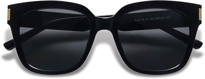SOJOS Polarized Sunglasses for Women Men Trendy Square Large Sun Glasses SJ2149