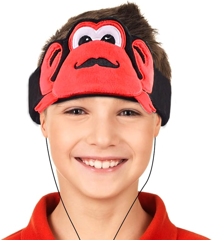 Contixo H1 Kids Headphones, 85dB Volume Limiting with Adjustable Speakers Soft Children Fleece Headband Toddler Headphones