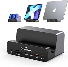 TobenONE 18-in-2 MacBook Docking Station Dual Monitor 4K@60Hz, 150W Adapter - Image 1