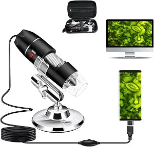 USB Digital Microscope Compatible with Android Windows Linux Mac