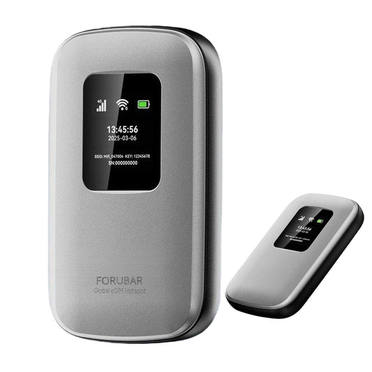 Portable Mobile Hotspot | 4G LTE WiFi 6 | Global Travel WiFi Hotspot | 180+ Countries | Up to 48 hrs of Usage time | Connect up to 16 Devices | 5000mAh Battery