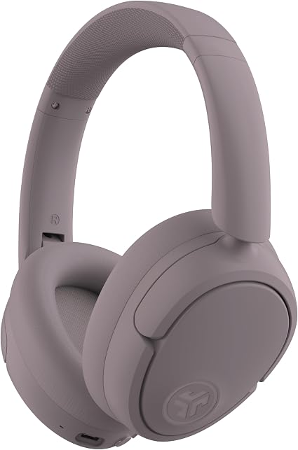 JLab JBuds Lux ANC Wireless Over-Ear Headphones, Mauve