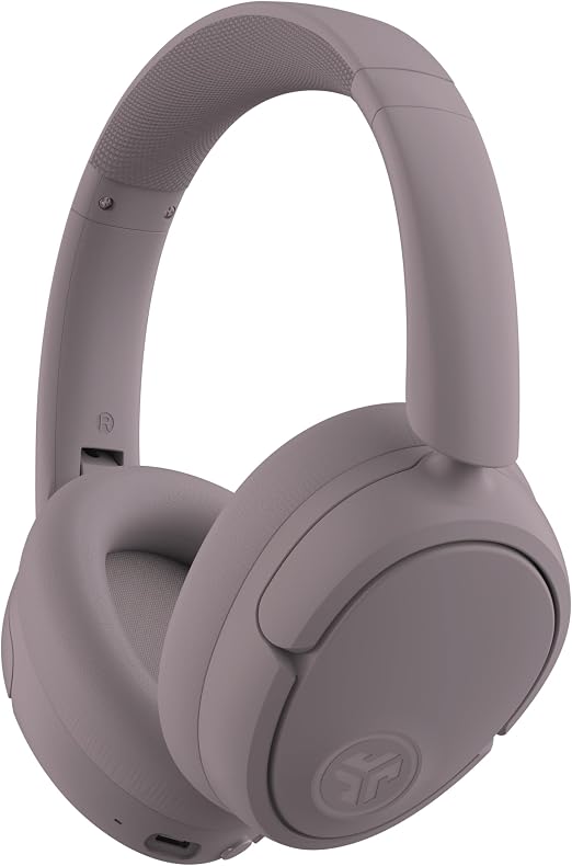 JLab JBuds Lux ANC Wireless Over-Ear Headphones, Mauve