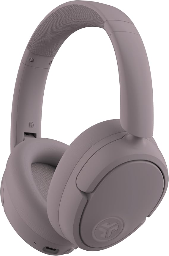 JLab JBuds Lux ANC Wireless Over-Ear Headphones, Mauve