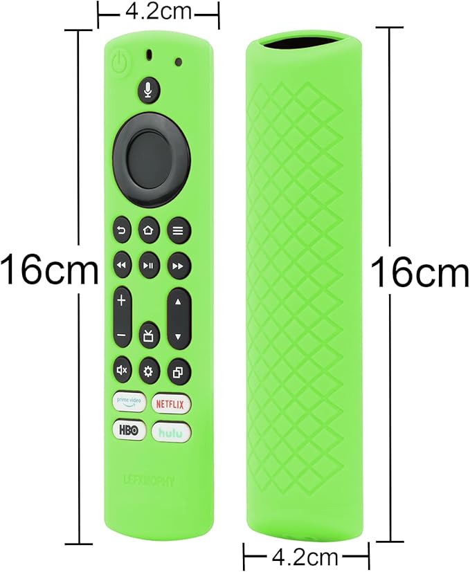 LEFXMOPHY NS-43F301NA22 Remote Cover Compatible for Toshiba Insignia NS-RCFNA-21 2021 Omni Series / 4-Series Smart TV, 3-Pack Green Sky Blue Pink Silicone Protector Glow in Dark
