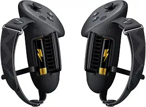 AMVR Upgraded Non-Slip Controller Grips with Battery Opening for Quest 3/3S