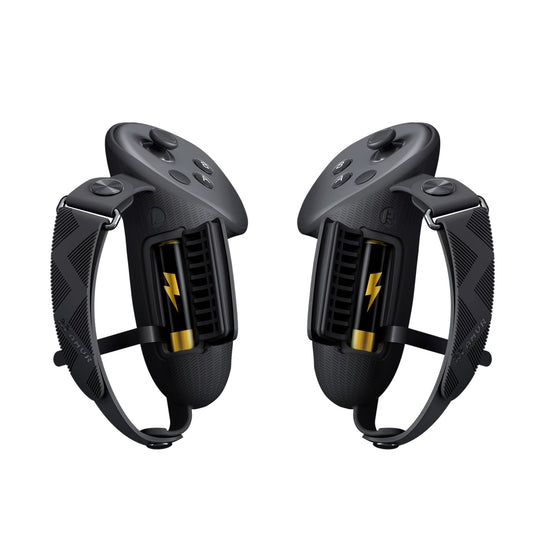AMVR Upgraded Non-Slip Controller Grips with Battery Opening for Quest 3/3S