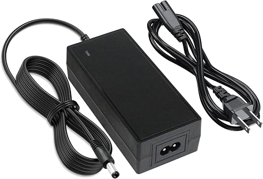 12V 60W Power Supply Adapter with 6.5 feet/2 Meters Power Cable Compatible with Neewer 600 960 LED Video Light and Stand Kit Max Ring Light 12V 5A 60W Power Supply Cord Cable Charger
