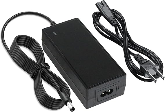 12V 60W Power Supply Adapter with 6.5 feet/2 Meters Power Cable Compatible with Neewer 600 960 LED Video Light and Stand Kit Max Ring Light 12V 5A 60W Power Supply Cord Cable Charger