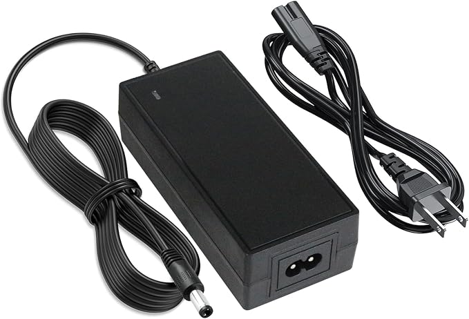 12V 60W Power Supply Adapter with 6.5 feet/2 Meters Power Cable Compatible with Neewer 600 960 LED Video Light and Stand Kit Max Ring Light 12V 5A 60W Power Supply Cord Cable Charger