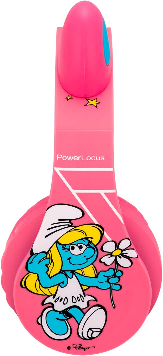 PowerLocus Bluetooth Headphones for Kids, Wireless Foldable Headphones Over Ear, Headphone with Microphone, 85/94dB Volume Limit, Wireless and Wired Headset with Micro SD, FM for Phones/Tablets/PC/TV
