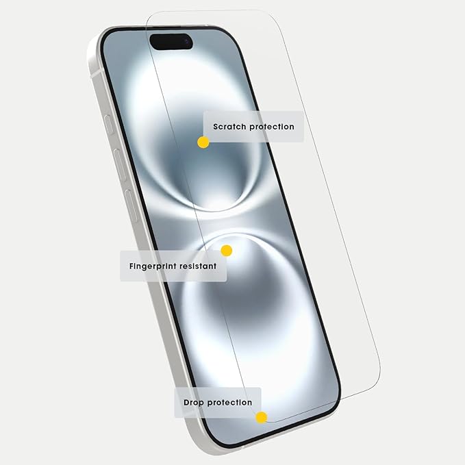 OtterBox iPhone 16 Glass Screen Protector
