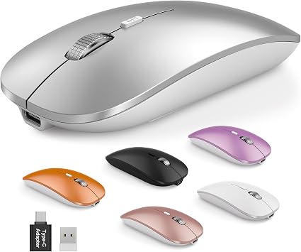 SABLUTE Mouse for MacBook, Bluetooth Wireless Mouse for Laptop & iPad - Image 2