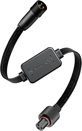 Driver Module Signal Booster for govee Permanent Outdoor Light Pro Models H705，H706A/B/C (Male Input, Female Output)