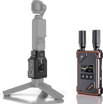 Wireless HDMI Transmitter and Receiver for DJI Osmo Pocket 3,1080P UVC&HDMI Output Wireless HDMI Extender for OBS Switcher,1640ft 0.05s Latency,Reverse Charging,HDMI to UVC, Creator Combo