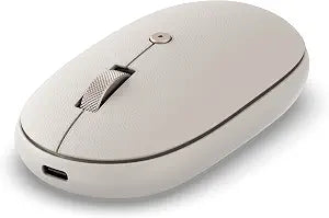 Satechi OntheGo Bluetooth Mouse, Connect Up to 3 Devices, for Laptop, Sand