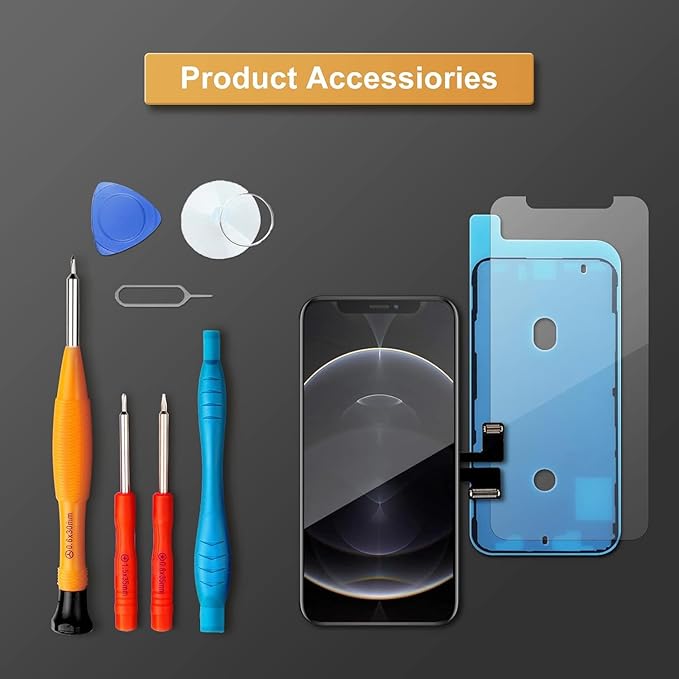 LL TRADER Screen Replacement for iPhone 11 Pro Max 6.5" LCD Retina Display Touch Screen Digitiser with Repair Tool Kits 2025 New Model
