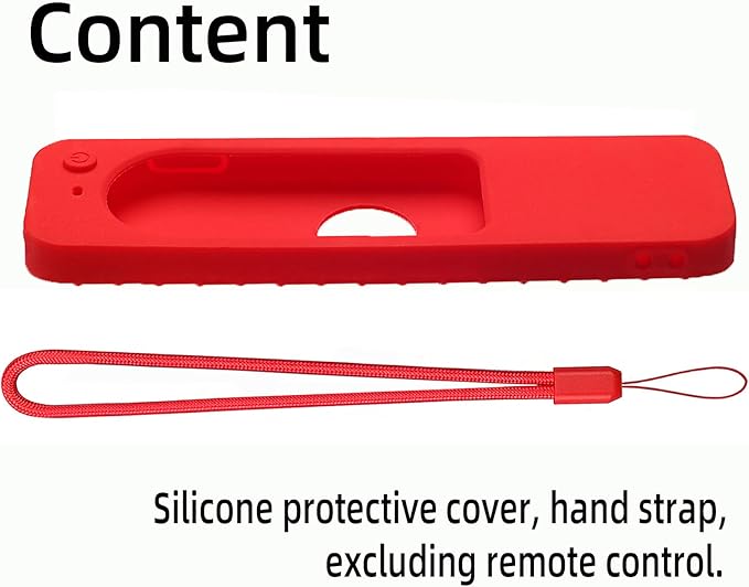Hi Color Silicone Remote Cover for Apple TV Siri Remote (2nd Gen) Soft Silicone Case for Apple TV 4K 3rd Generation Remote Case Cover with Lanyard(Purple)
