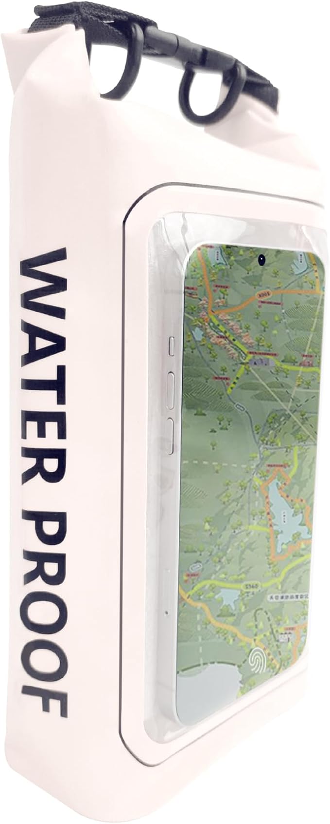 Waterproof Phone Case, IPX8 Cellphone Dry Bag for iPhone 16 15 14 13 Pro Max, Beach Cruise Ship Essentials, 8.3 inch, A Container (White)