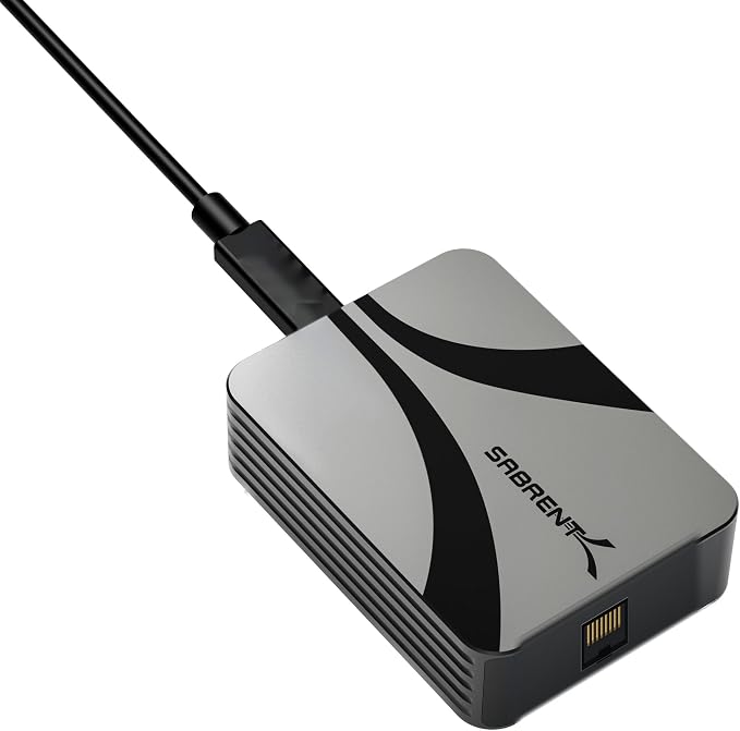 SABRENT Thunderbolt & USB4 10GbE Ethernet Adapter, USB-C (NT-P10G)