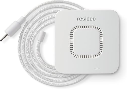Honeywell Home RWD42/A Water Defense Water Leak Alarm with Sensing Cable, Rwd42 , White