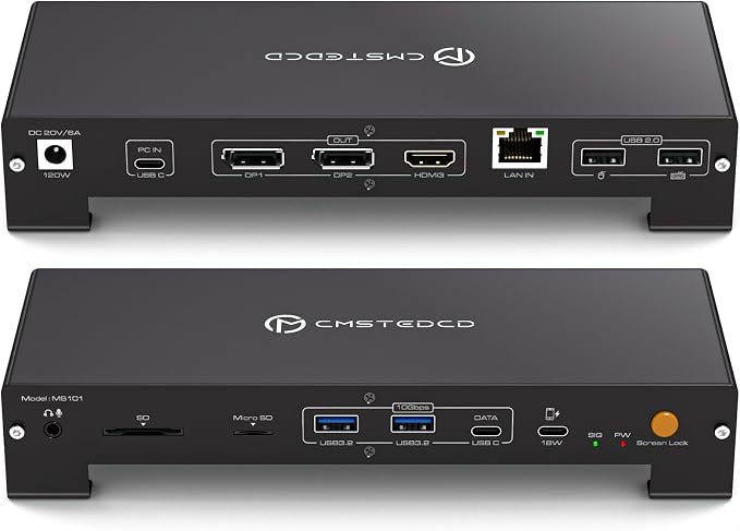 15-in-1 Thunderbolt Docking Station Triple Monitor 4K@60Hz MST SST Dock - Image 8
