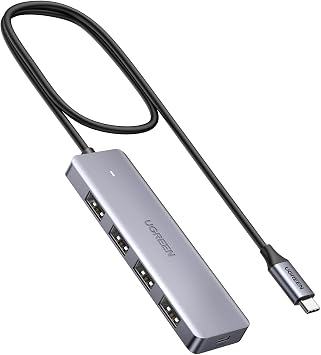 UGREEN USB C to USB A Hub, 4xUSB 3.0 Ports, 5Gbps Data Transfer, 2 ft Cable