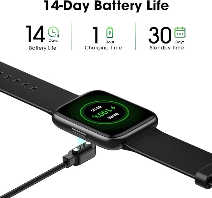 Pedometer Watch Senior Friendly No App/Phone Required, Waterproof Fitness Tracker Watch with Step Counter Calories/Sleep Tracker for Walking Running for Men Women