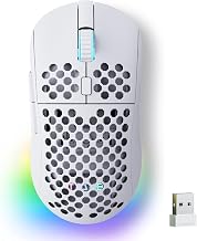 TMKB Falcon M1 Wireless Gaming Mouse, 24000 DPI, 180-Hour Battery, White - Image 1