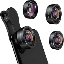 KEYWING 3in1 Phone Camera Lens Kit Fisheye+Wide Angle+Macro Lens for iPhone