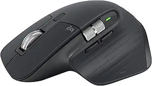 Logitech MX Master 3S Performance Wireless Mouse - Graphite With Bolt Reciever