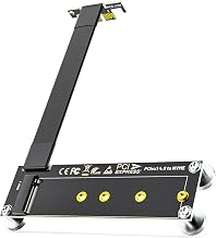 JEYI PCIe 4.0 x1 to M.2 NVMe Adapter (10CM, Magnetic) - Image 1