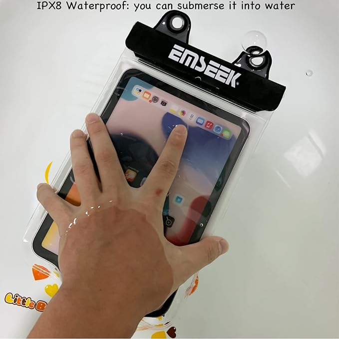 Floating Waterproof Tablet Case Dry Bag eReader Cover Waterproof Holder Pouch for iPad mini Galaxy Tab A S2 E Tab M8 ZenPad Fire HD 8 7 Kindle Paper White Oasis up to 9"