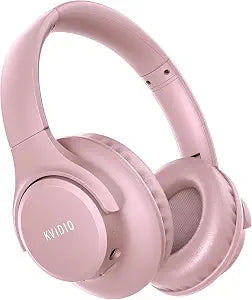 KVIDIO Bluetooth Headphones Wireless Over Ear Headsets 65H Playtime